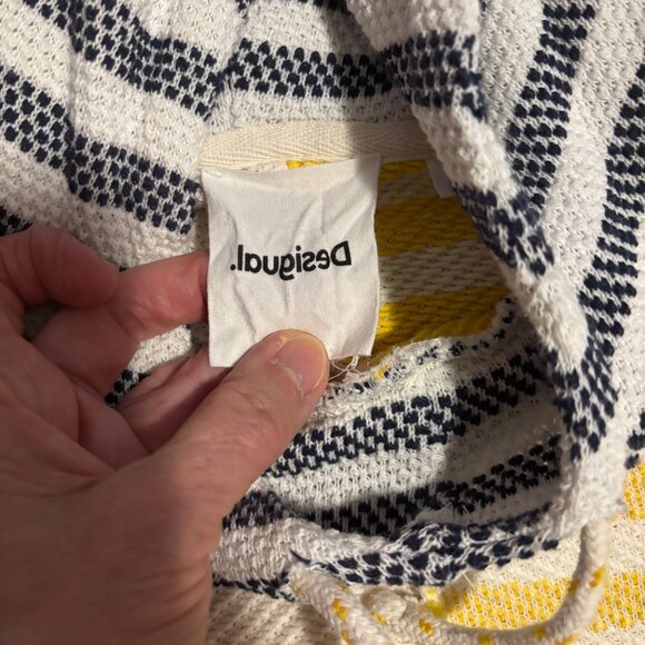 Desigual Hooded Top made in Portugal - 100% Cotton - Oversized - Picture 3 of 6